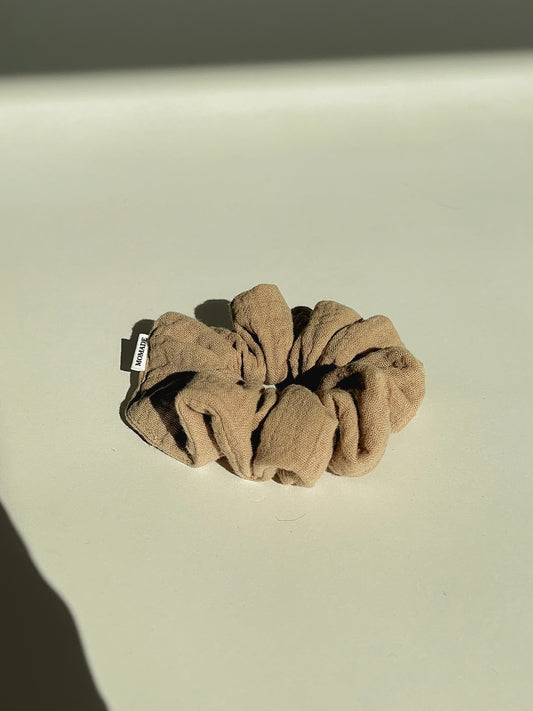 Bio Scrunchie Musselin - beige