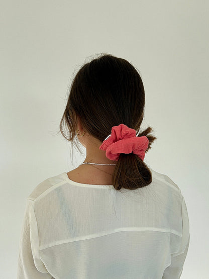 Bio Scrunchie Musselin - watermelon