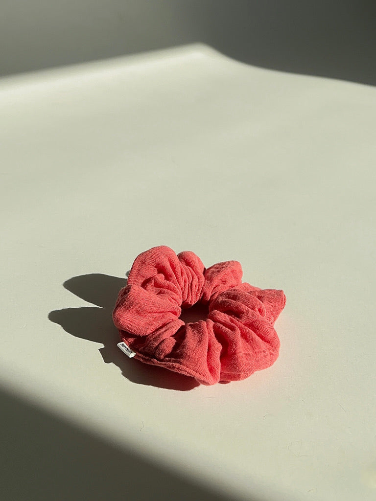 Bio Scrunchie Musselin - watermelon