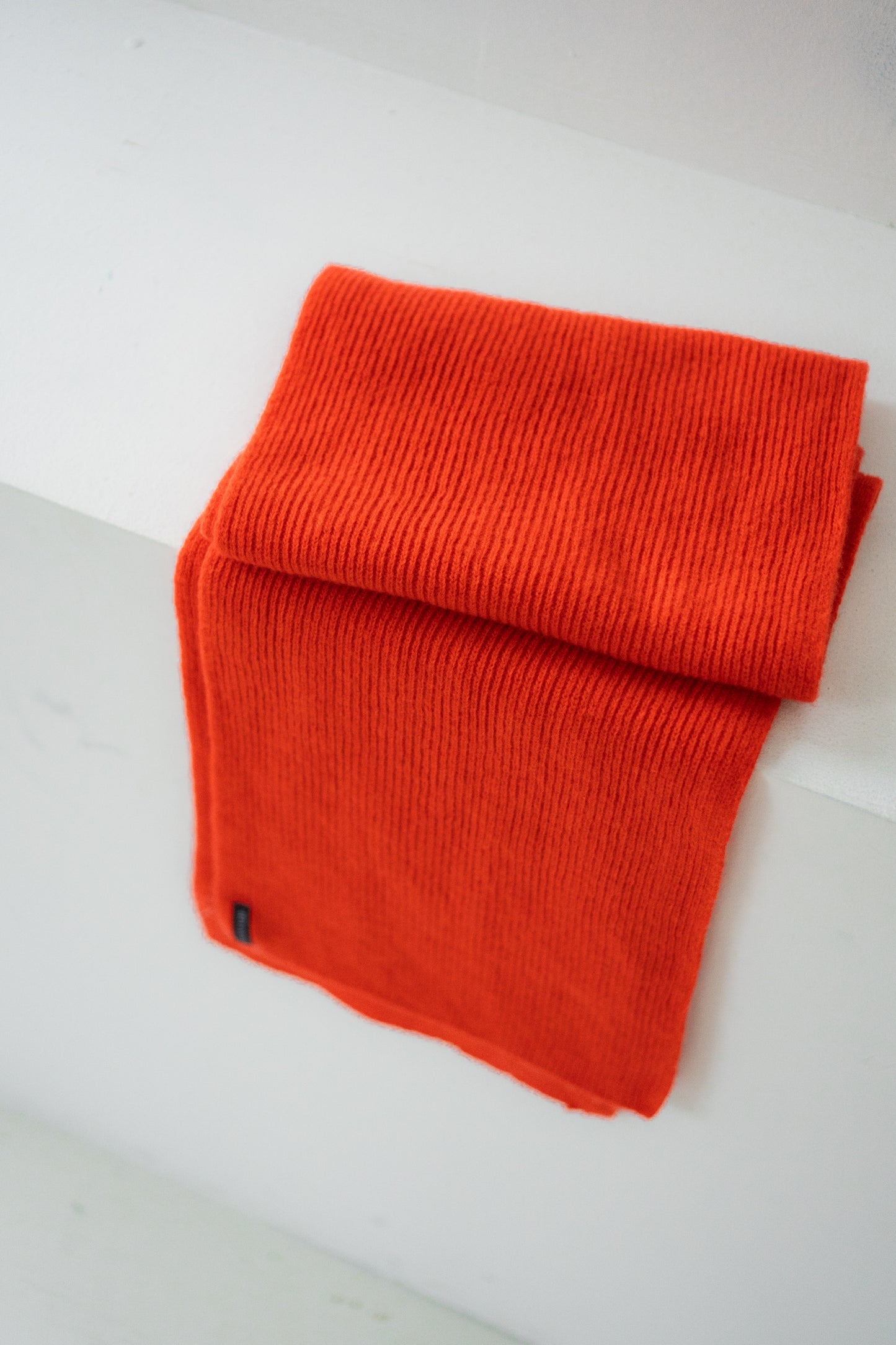 Merino Schal - red orange